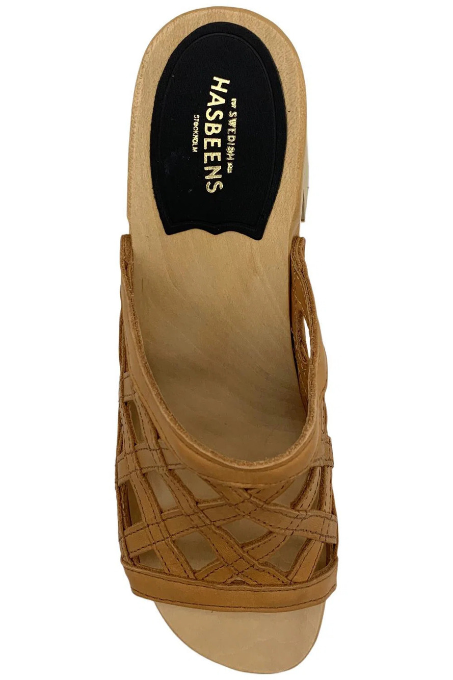 Swedish Hasbeens Women's Basket Clog Nature - Medium - Picture 2 of 3